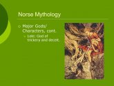 Main gods of Norse mythology